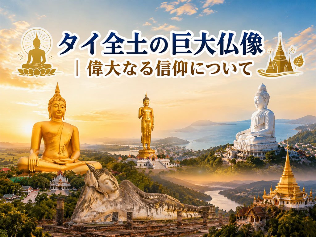タイ全土の巨大仏像について