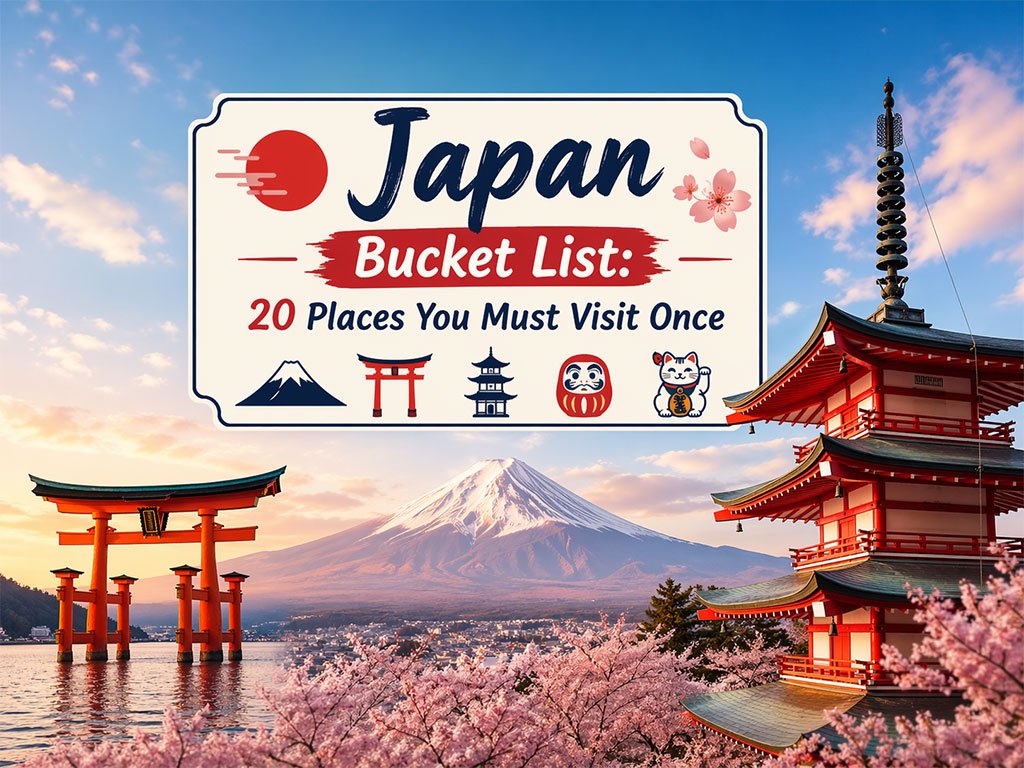 日本バケットリスト：一生に一度は行きたい20の絶景スポット