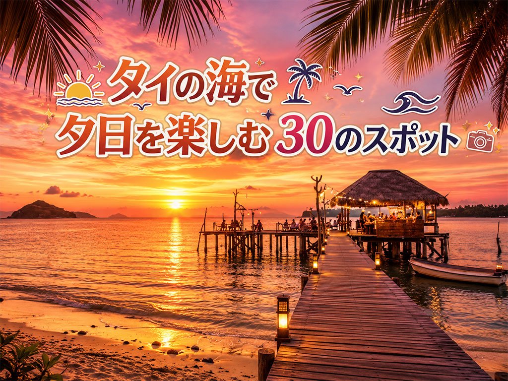 タイの海で夕日を楽しむ30のスポット